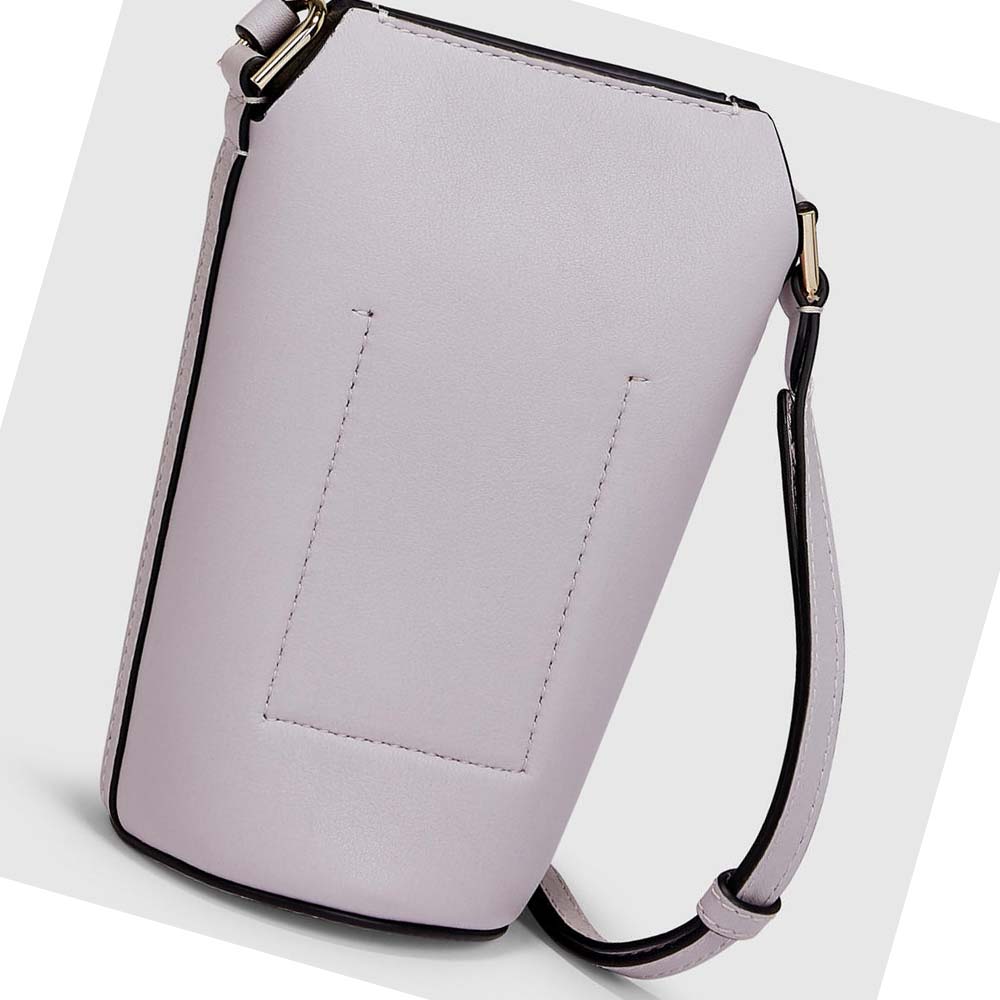 Women's Ecco Textureblock Pot Bags Purple | SG 295RVD